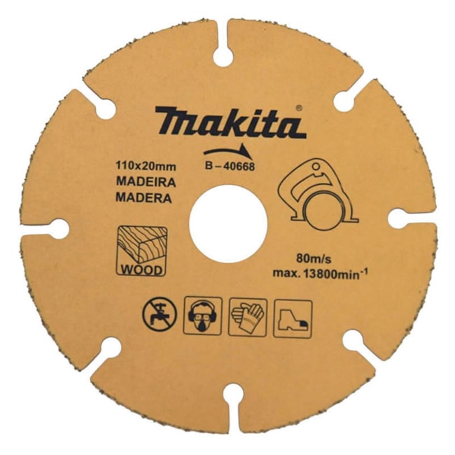 Disco de Serra Madeira Grãos Tungstênio Makita - B-40668