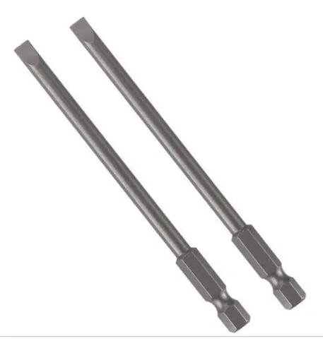 Conjunto de Bits Fenda SL4 Longo Makita 2 Pontas - 111-0034